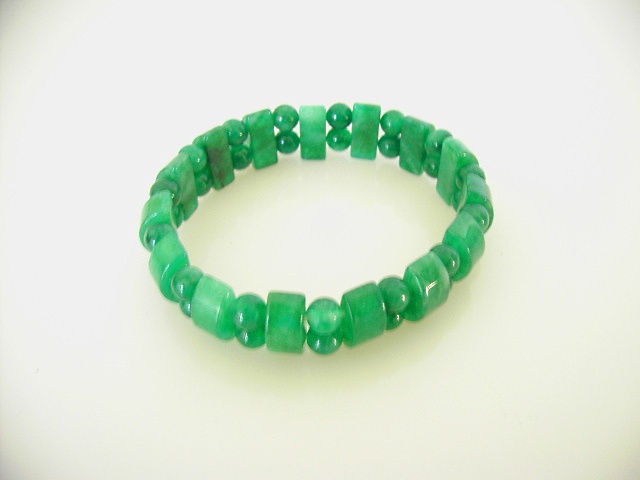 Bracelet en couleur de jade clair